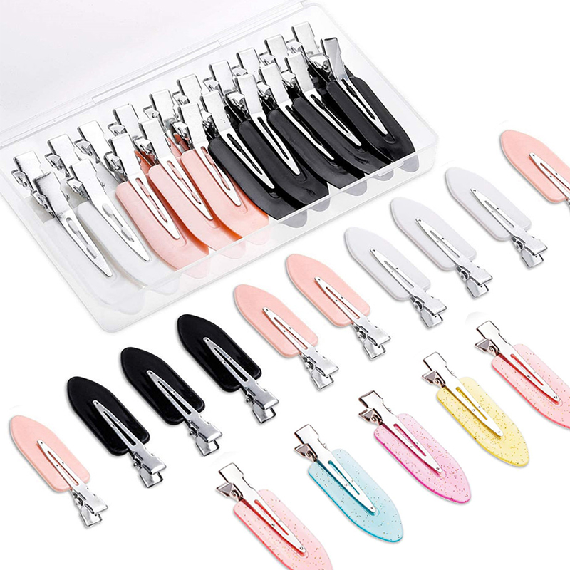 Makeup Beauty Set - กิ๊บติดผมแบบไม่ทำให้ผมเป็นรอย 10/4 ชิ้น สำหรับผู้หญิงและเด็กผู้หญิง ใช้จัดแต่งทรงผมและแต่งหน้า กิ๊บหนีบผมแฟชั่น