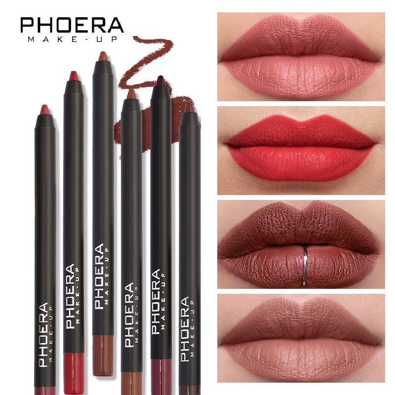 Lip Liner Pencil - 13 สีลิปสติกแฟชั่นแบบพกพา Lip Liner ดินสอแต่งหน้า Professional