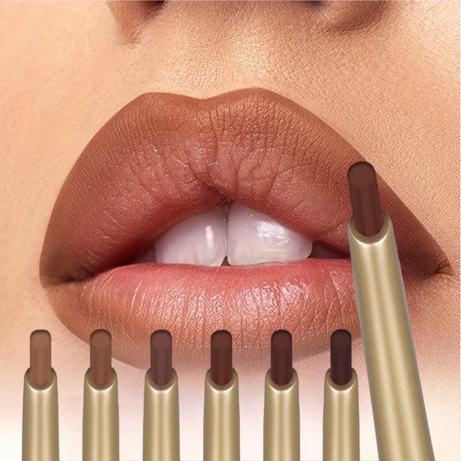 Lip Liner Pencil - ดินสอเขียนขอบปากเนื้อด้าน 1 ชิ้น - ความแม่นยําเรียบเนียนและความทนทานสูง สวมใส่ได้ยาวนาน