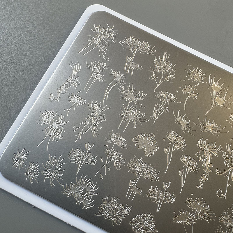 Nail Art Stamping Kit - XMQ แผ่นปั๊มเล็บ ROSE TEMPLATE แผ่นภาพ