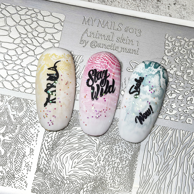 XMQ แผ่นปั๊มเล็บการออกแบบผิวงู - Nail Art Stamping Kit บทวิจารณ์และราคา