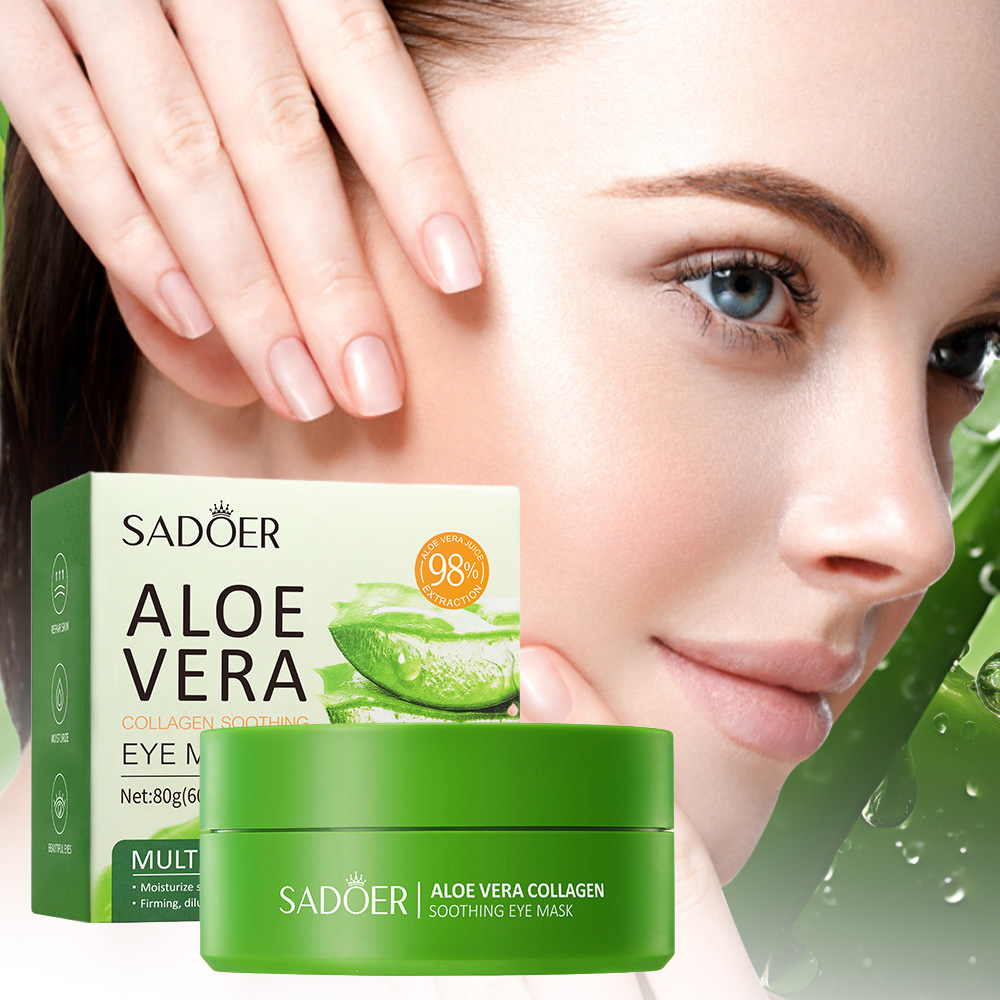 แผ่นมาส์กใต้ตา SADOER อโลเวร่า - Collagen Eye Patch บทวิจารณ์และราคา