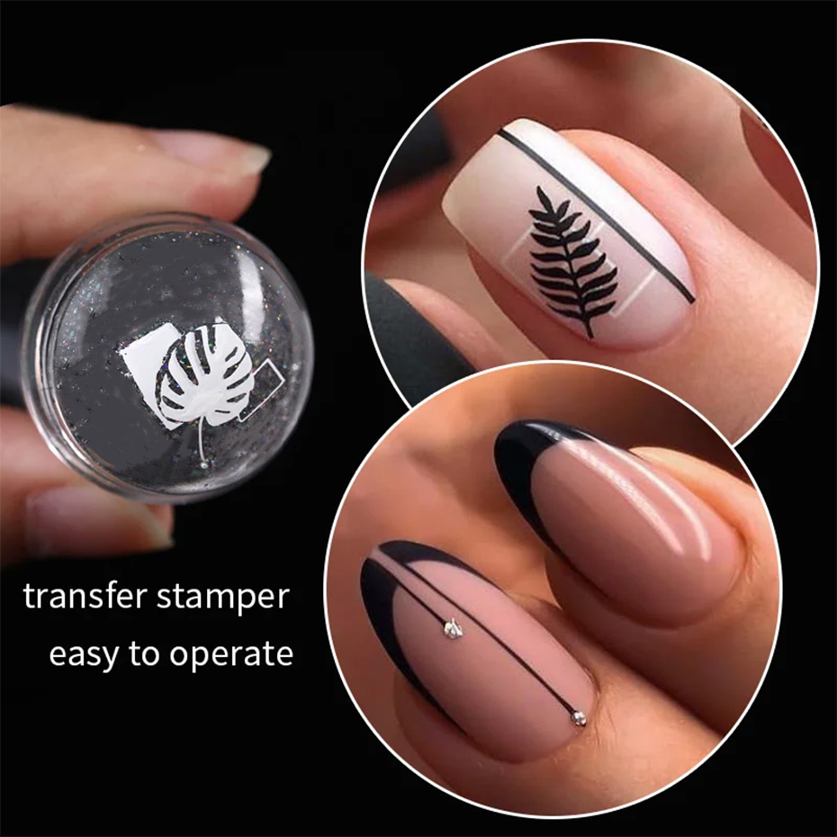แผ่นปั๊มเล็บ Pure Clear Jelly  - Nail Art Stamping Kit บทวิจารณ์และราคา