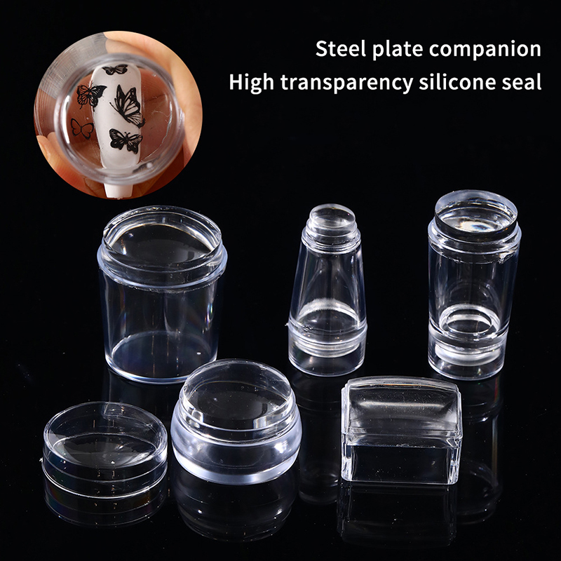 ชุดอุปกรณ์ปั๊มลายเล็บแบบโปร่งใ - Nail Art Stamping Kit บทวิจารณ์และราคา