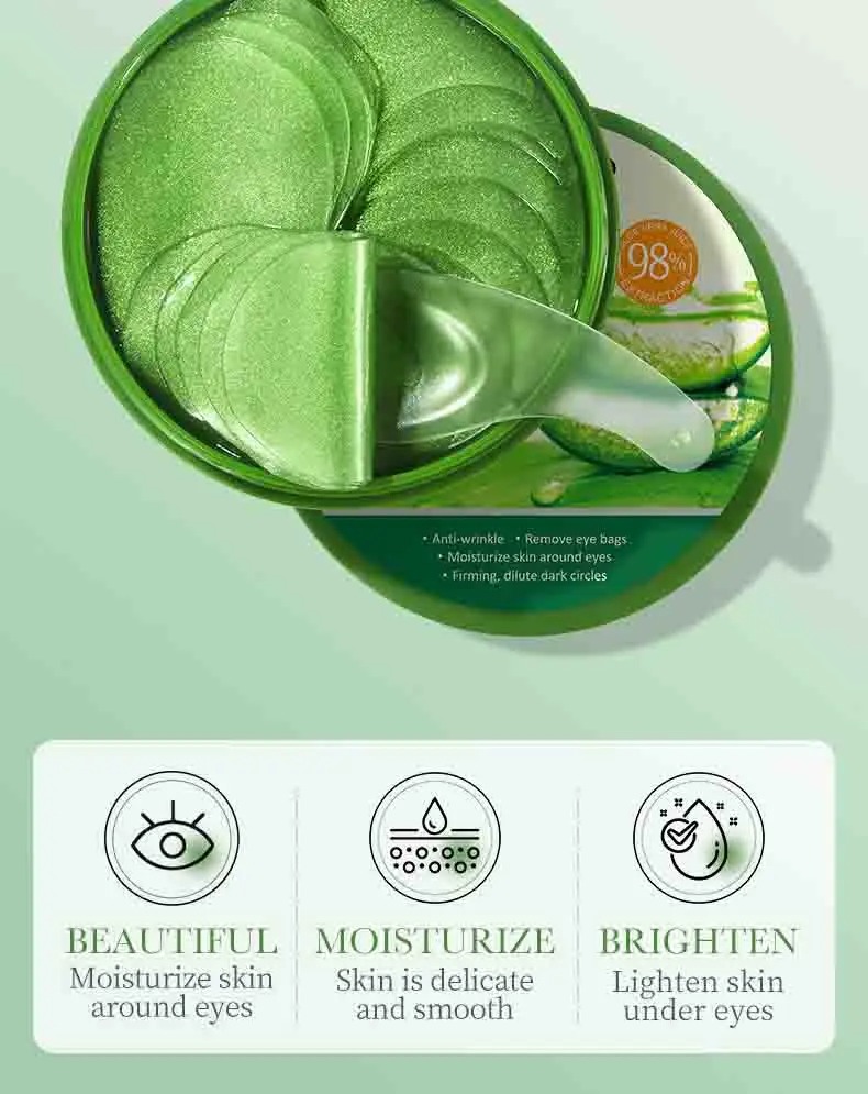 60pcs Aloe Vera Collagen Eye M - Collagen Eye Patch บทวิจารณ์และราคา