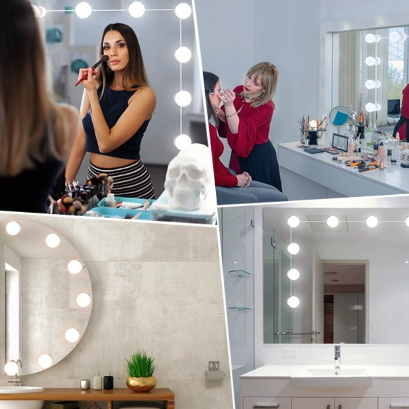 ไฟแต่งหน้า LED แบบไม่ต้องเจาะ  - Beauty Makeup Light บทวิจารณ์และราคา