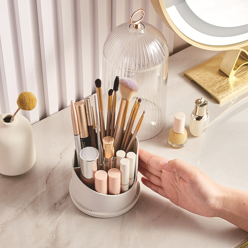 360 °   หมุนผู้ถือแปรงแต่งหน้า - Beauty Makeup Lipstick บทวิจารณ์และราคา