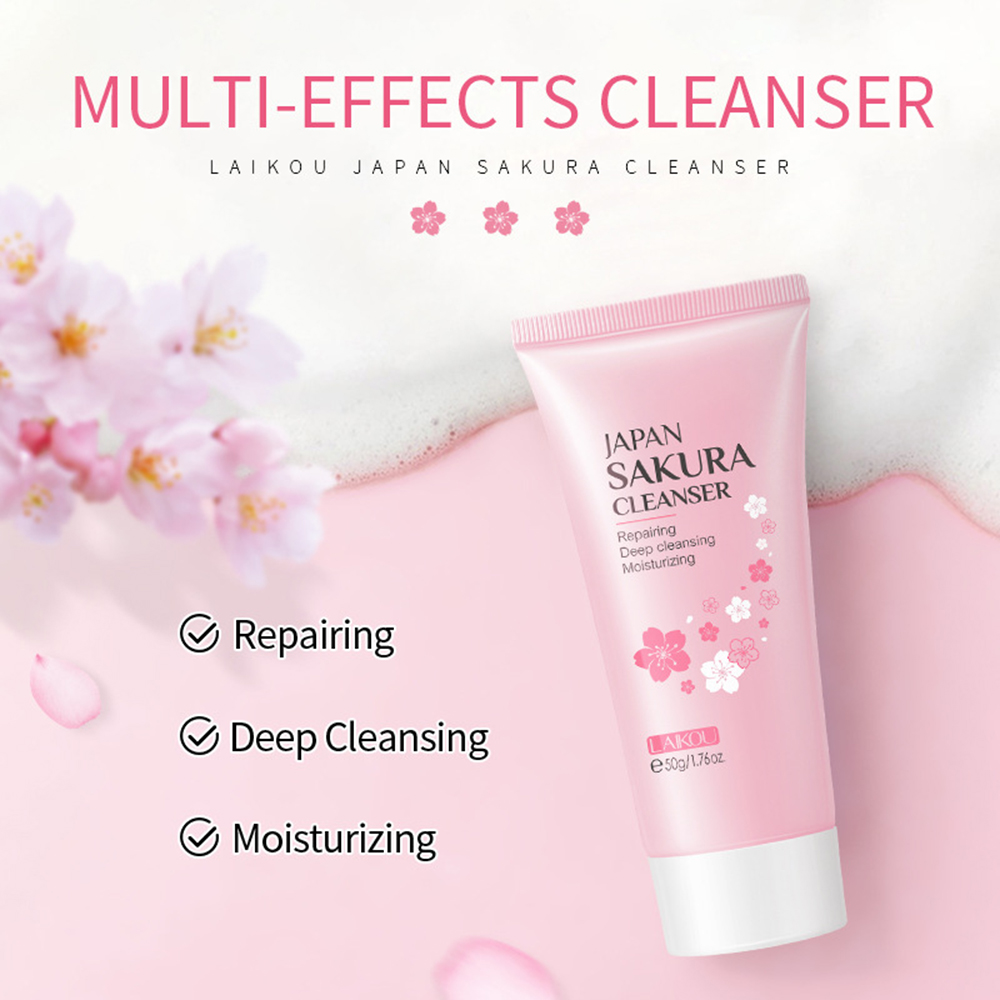 Laikou ชุดดูแลผิวหน้าซากุระ8ชิ - Beauty Makeup Cream บทวิจารณ์และราคา