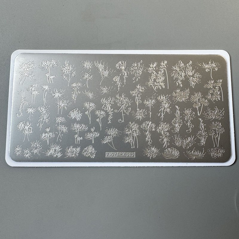 XMQ แผ่นปั๊มเล็บ ROSE TEMPLATE - Nail Art Stamping Kit บทวิจารณ์และราคา